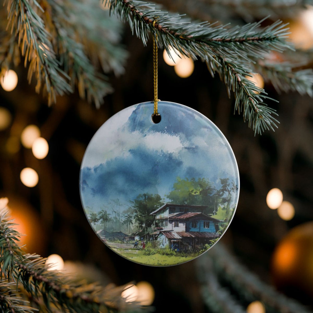 Borneo Malaysia Ornament: Unique Borneo Souvenir, Borneo Malaysia Xmas Decor, and Authentic Borneo Gift
