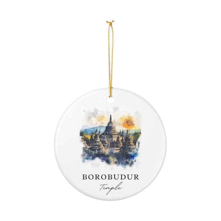 Borobudur Temple Indonesia Ornament: Unique Borobudur Temple Souvenir, Borobudur Temple Indonesia Xmas Decor, and Authentic Borobudur Temple Gift
