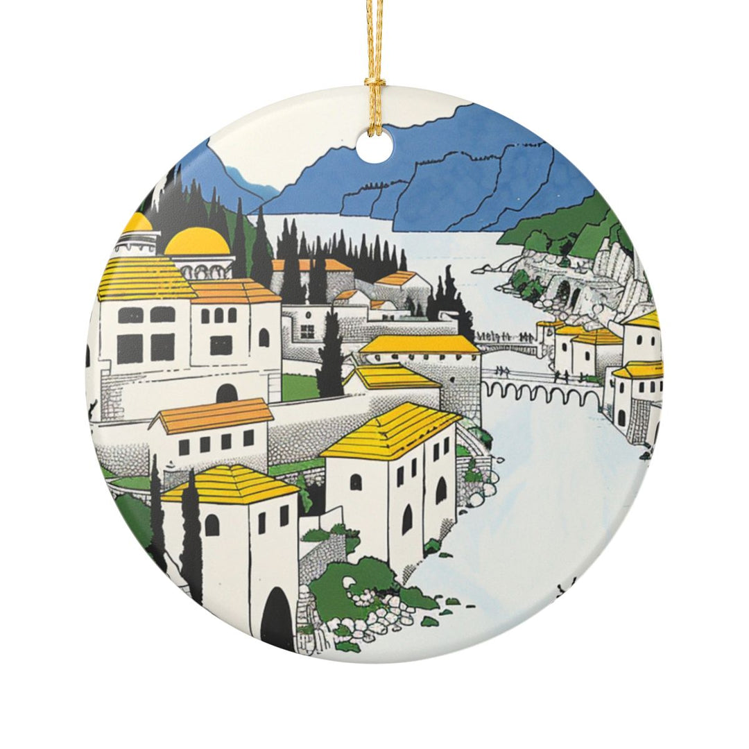 Bosnia and Herzegovina Ornament: Unique Bosnia and Herzegovina Souvenir, Bosnia and Herzegovina Xmas Decor, and Authentic Bosnia and Herzegovina Gift
