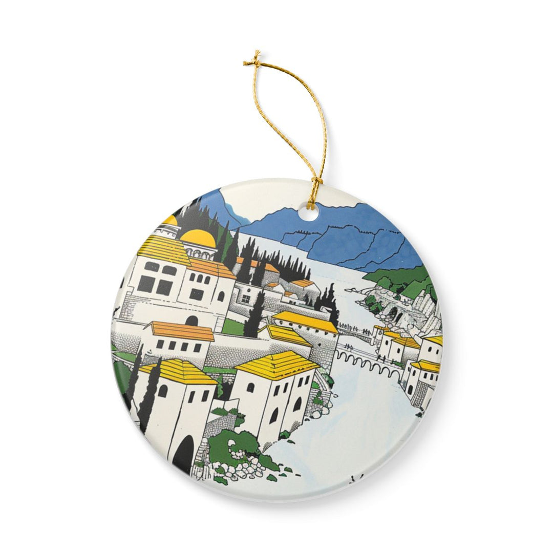 Bosnia and Herzegovina Ornament: Unique Bosnia and Herzegovina Souvenir, Bosnia and Herzegovina Xmas Decor, and Authentic Bosnia and Herzegovina Gift