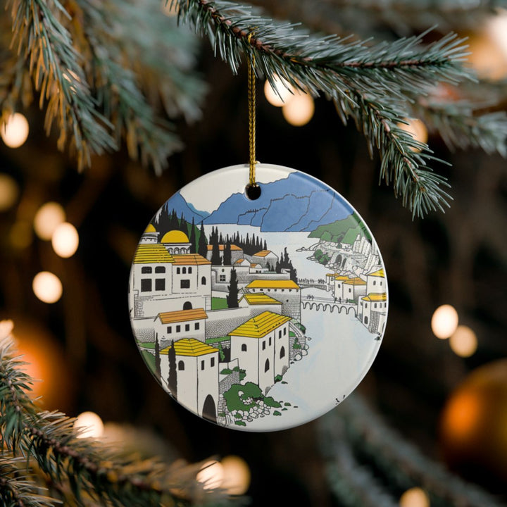 Bosnia and Herzegovina Ornament: Unique Bosnia and Herzegovina Souvenir, Bosnia and Herzegovina Xmas Decor, and Authentic Bosnia and Herzegovina Gift