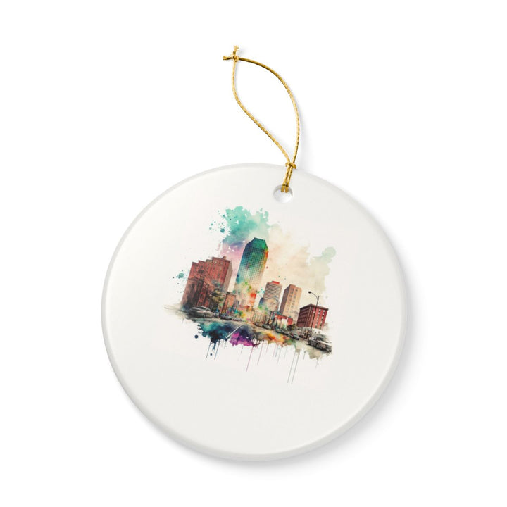 Boston Massachusetts Ornament: Unique Boston Souvenir, Boston Massachusetts Xmas Decor, and Authentic Boston Gift