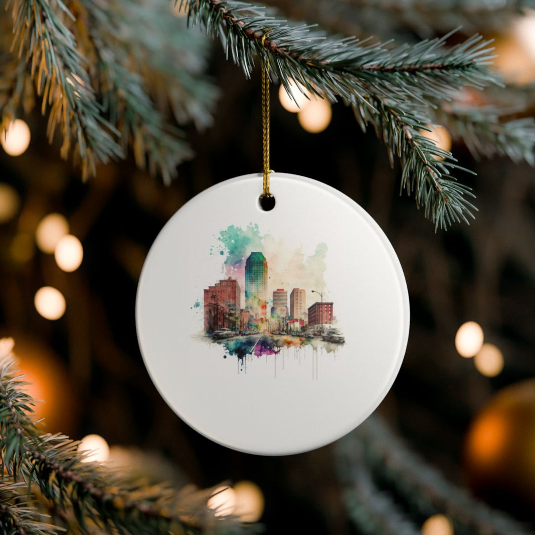 Boston Massachusetts Ornament: Unique Boston Souvenir, Boston Massachusetts Xmas Decor, and Authentic Boston Gift