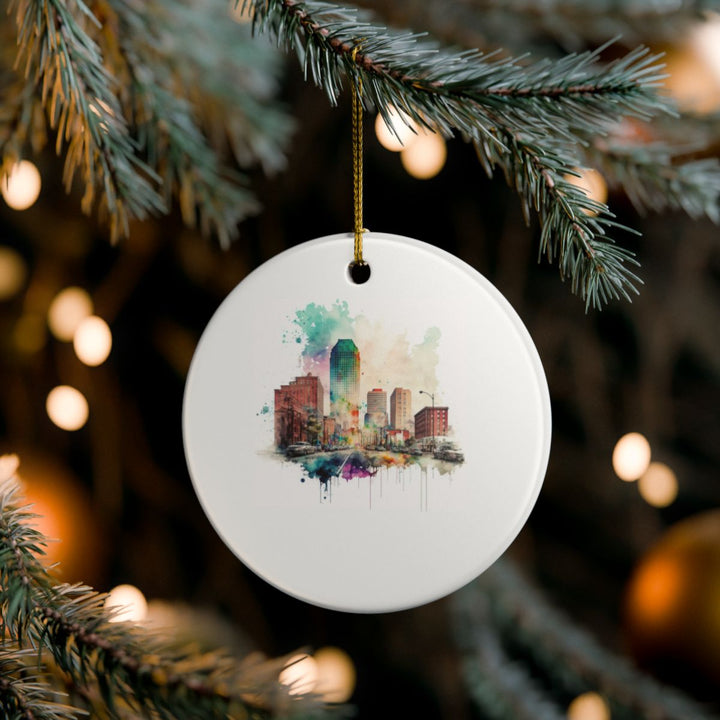 Boston Massachusetts Ornament: Unique Boston Souvenir, Boston Massachusetts Xmas Decor, and Authentic Boston Gift