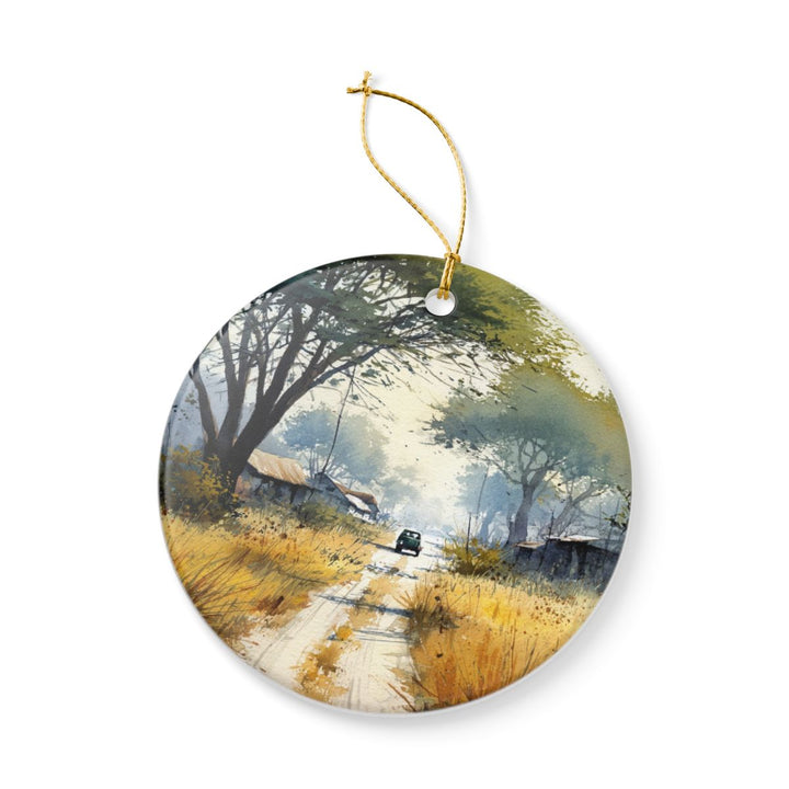 Botswana Ornament: Unique Botswana Souvenir, Botswana Xmas Decor, and Authentic Botswana Gift