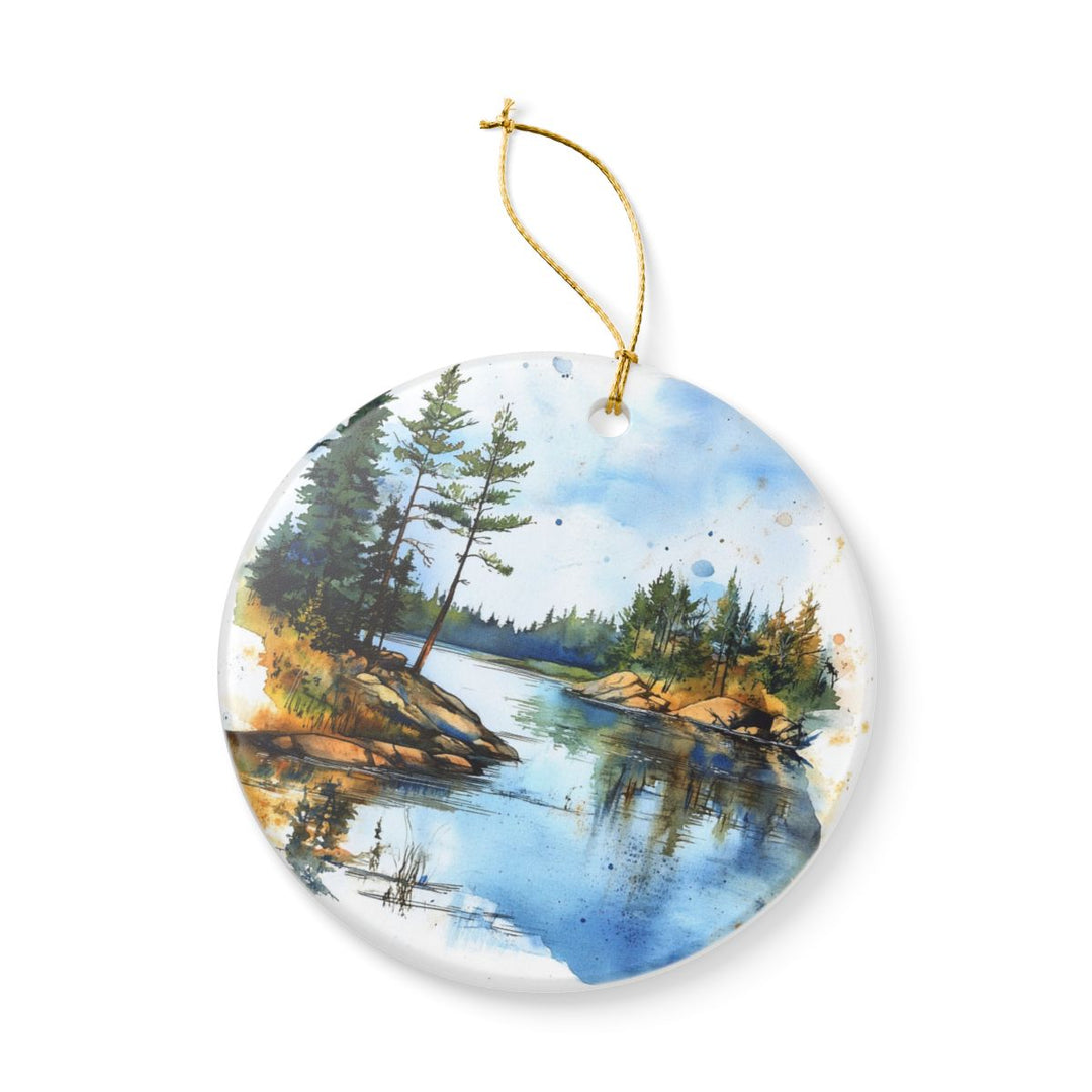 Boundary Waters Canoe Area Wilderness Minnesota Ornament: Unique Boundary Waters Canoe Area Wilderness Souvenir, Boundary Waters Canoe Area Wilderness Minnesota Xmas Decor, and Authentic Boundary Waters Canoe Area Wilderness Gift