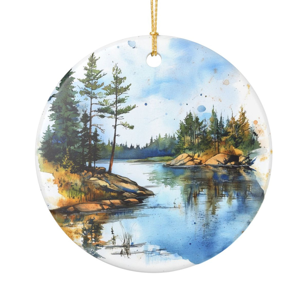 Boundary Waters Canoe Area Wilderness Minnesota Ornament: Unique Boundary Waters Canoe Area Wilderness Souvenir, Boundary Waters Canoe Area Wilderness Minnesota Xmas Decor, and Authentic Boundary Waters Canoe Area Wilderness Gift