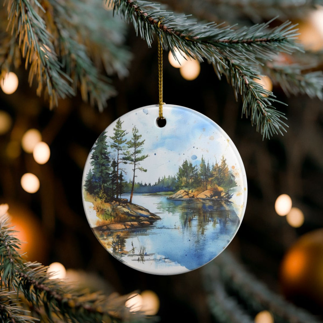 Boundary Waters Canoe Area Wilderness Minnesota Ornament: Unique Boundary Waters Canoe Area Wilderness Souvenir, Boundary Waters Canoe Area Wilderness Minnesota Xmas Decor, and Authentic Boundary Waters Canoe Area Wilderness Gift