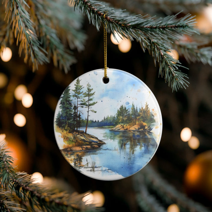 Boundary Waters Canoe Area Wilderness Minnesota Ornament: Unique Boundary Waters Canoe Area Wilderness Souvenir, Boundary Waters Canoe Area Wilderness Minnesota Xmas Decor, and Authentic Boundary Waters Canoe Area Wilderness Gift