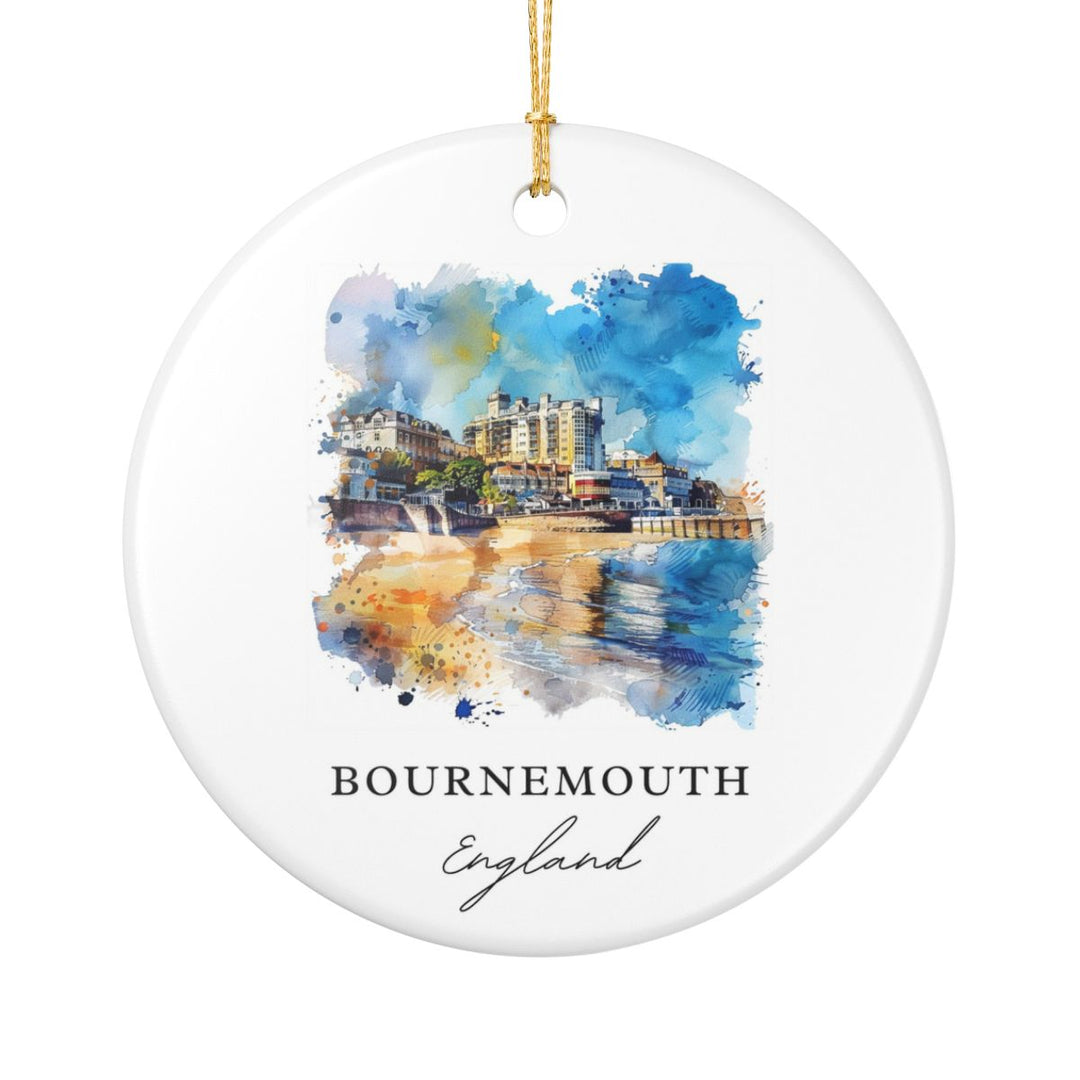 Bournemouth Ornament: Unique Bournemouth Souvenir, Bournemouth Xmas Decor, and Authentic Bournemouth Gift