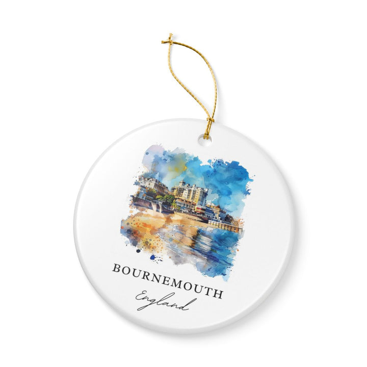 Bournemouth Ornament: Unique Bournemouth Souvenir, Bournemouth Xmas Decor, and Authentic Bournemouth Gift