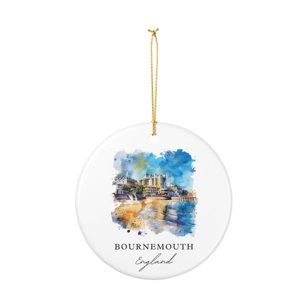 Bournemouth Ornament: Unique Bournemouth Souvenir, Bournemouth Xmas Decor, and Authentic Bournemouth Gift