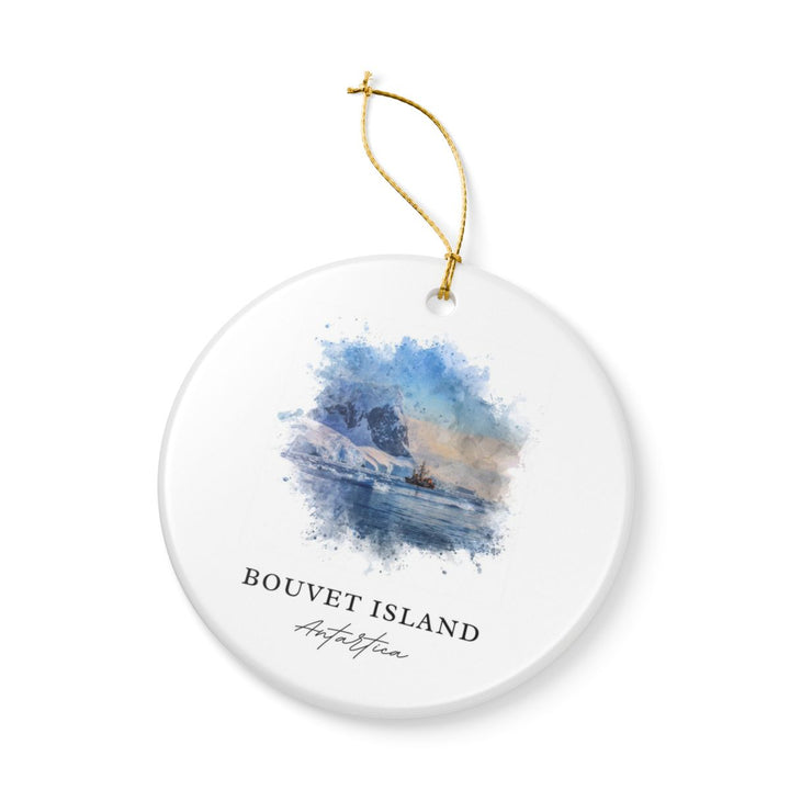 Bouvet Island Antartica Ornament: Unique Bouvet Island Antartica Souvenir, Bouvet Island Antartica Xmas Decor, and Authentic Bouvet Island Antartica Gift