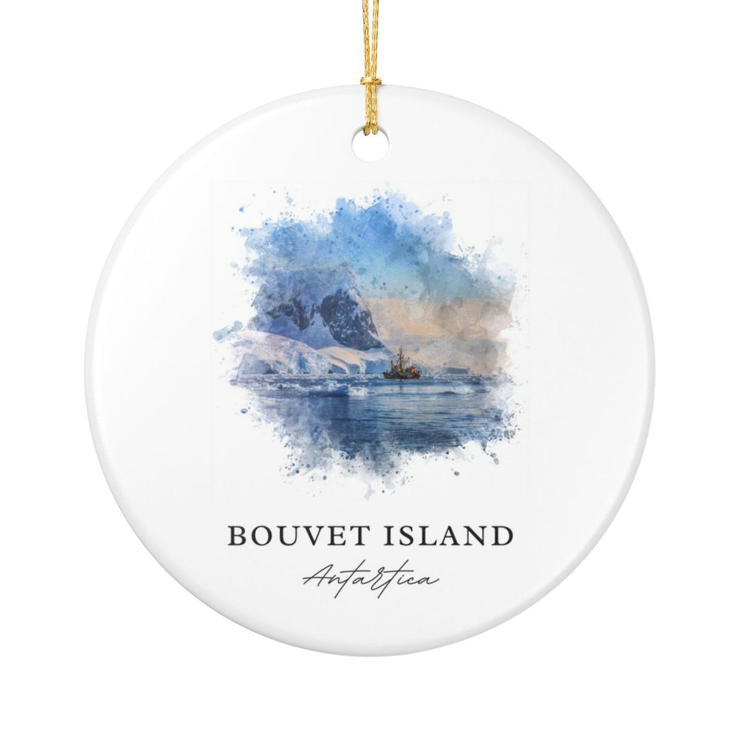 Bouvet Island Antartica Ornament: Unique Bouvet Island Antartica Souvenir, Bouvet Island Antartica Xmas Decor, and Authentic Bouvet Island Antartica Gift