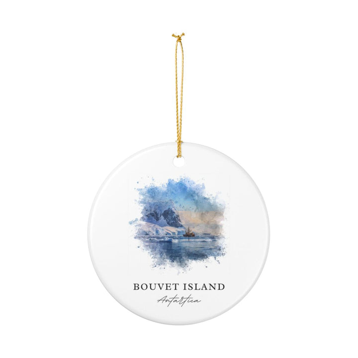 Bouvet Island Antartica Ornament: Unique Bouvet Island Antartica Souvenir, Bouvet Island Antartica Xmas Decor, and Authentic Bouvet Island Antartica Gift