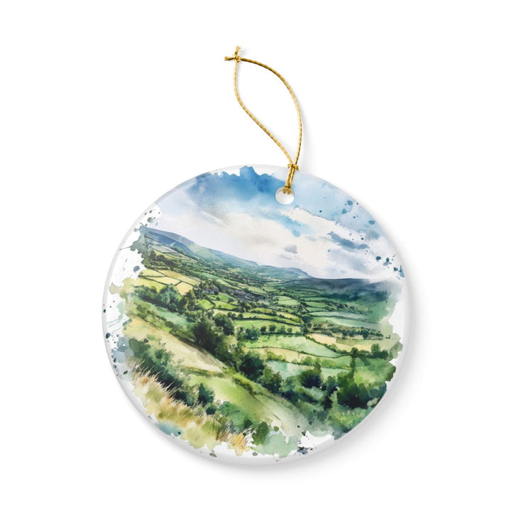 Boyne Valley Ireland Ornament: Unique Boyne Valley Souvenir, Boyne Valley Ireland Xmas Decor, and Authentic Boyne Valley Gift