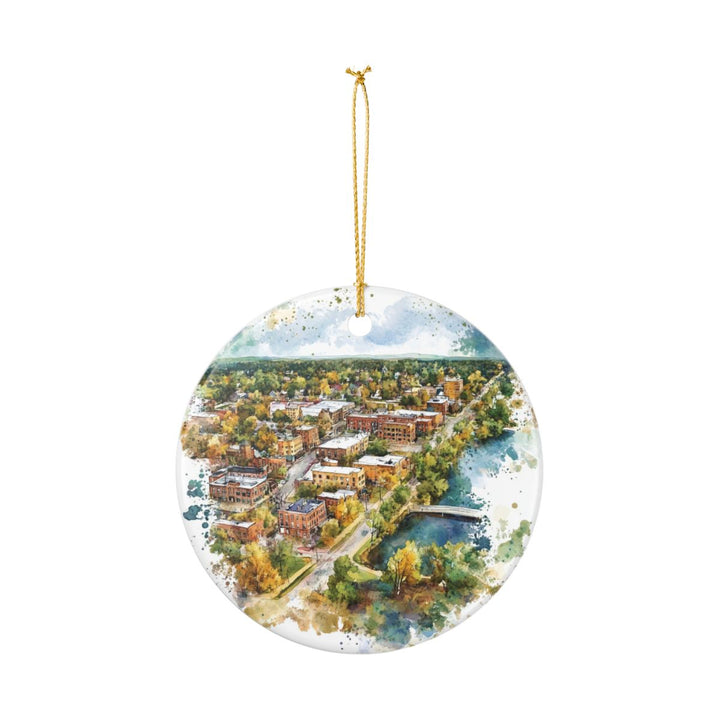Brainerd Minnesota Ornament: Unique Brainerd Souvenir, Brainerd Minnesota Xmas Decor, and Authentic Brainerd Gift