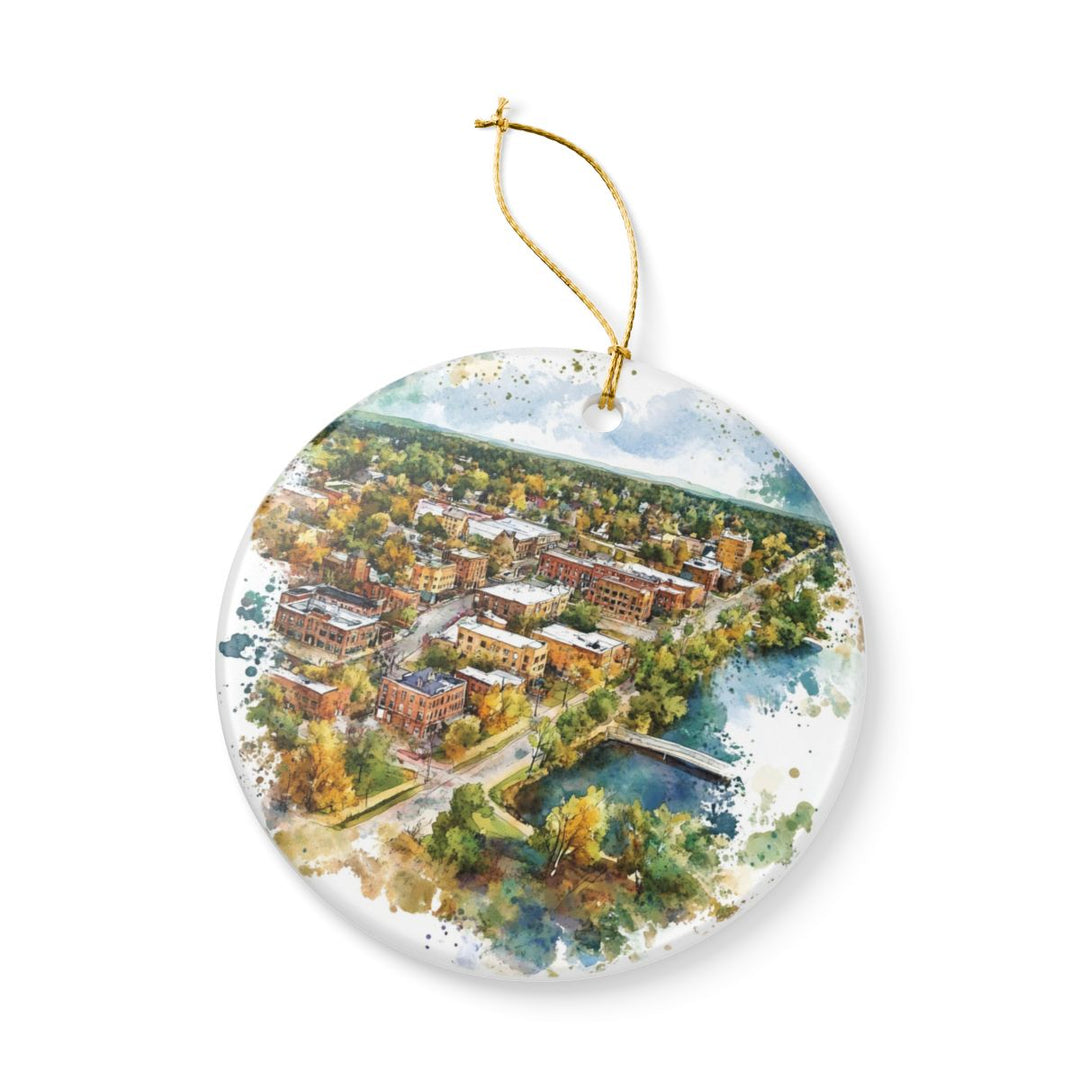 Brainerd Minnesota Ornament: Unique Brainerd Souvenir, Brainerd Minnesota Xmas Decor, and Authentic Brainerd Gift