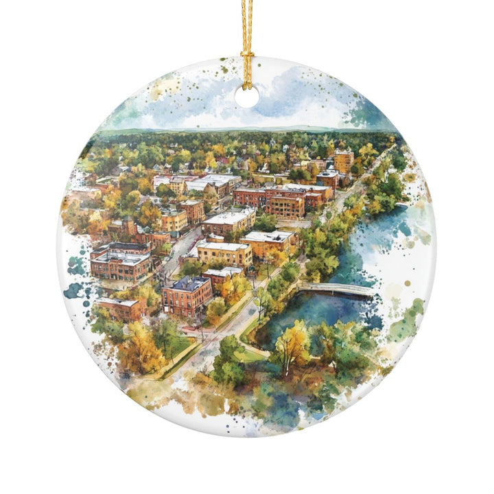 Brainerd Minnesota Ornament: Unique Brainerd Souvenir, Brainerd Minnesota Xmas Decor, and Authentic Brainerd Gift