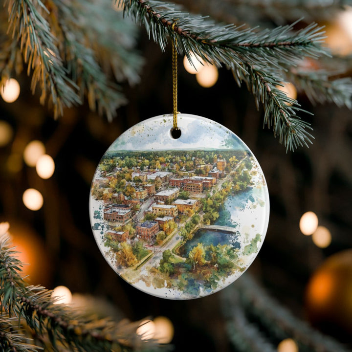 Brainerd Minnesota Ornament: Unique Brainerd Souvenir, Brainerd Minnesota Xmas Decor, and Authentic Brainerd Gift