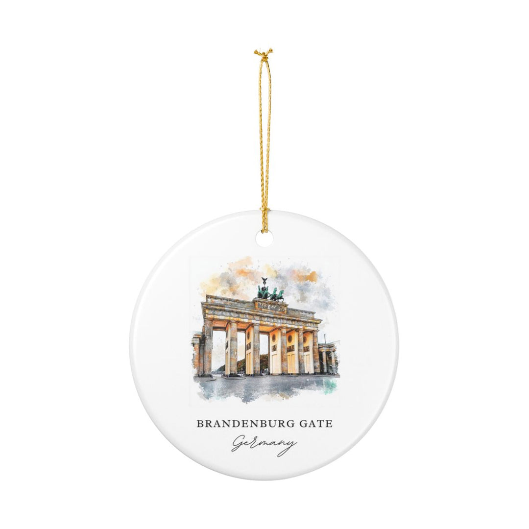 Brandenburg Gate Germany Ornament: Unique Brandenburg Gate Souvenir, Brandenburg Gate Germany Xmas Decor, and Authentic Brandenburg Gate Gift