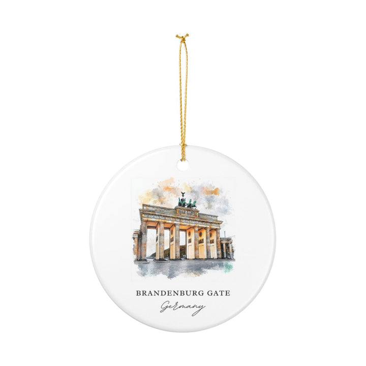 Brandenburg Gate Germany Ornament: Unique Brandenburg Gate Souvenir, Brandenburg Gate Germany Xmas Decor, and Authentic Brandenburg Gate Gift