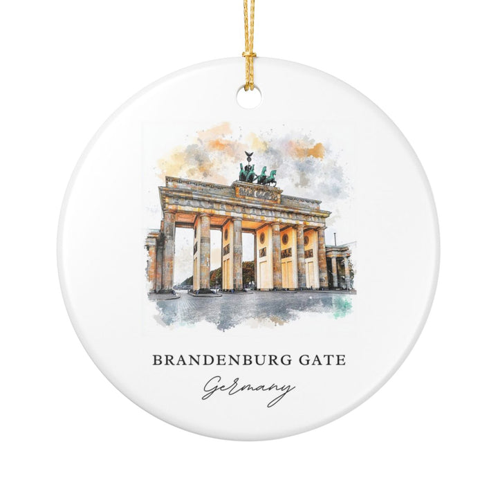 Brandenburg Gate Germany Ornament: Unique Brandenburg Gate Souvenir, Brandenburg Gate Germany Xmas Decor, and Authentic Brandenburg Gate Gift