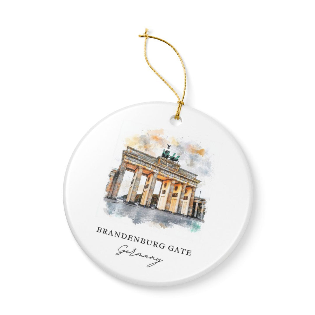 Brandenburg Gate Germany Ornament: Unique Brandenburg Gate Souvenir, Brandenburg Gate Germany Xmas Decor, and Authentic Brandenburg Gate Gift