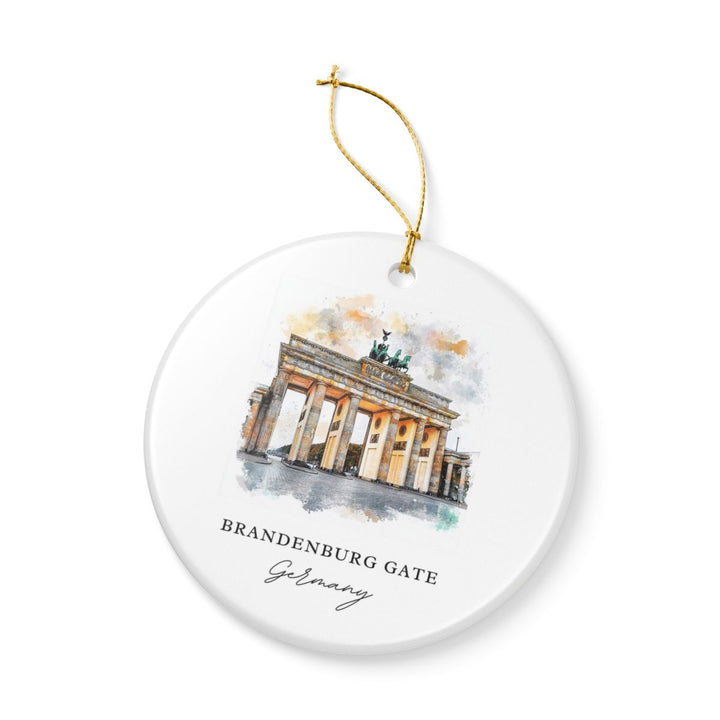 Brandenburg Gate Germany Ornament: Unique Brandenburg Gate Souvenir, Brandenburg Gate Germany Xmas Decor, and Authentic Brandenburg Gate Gift