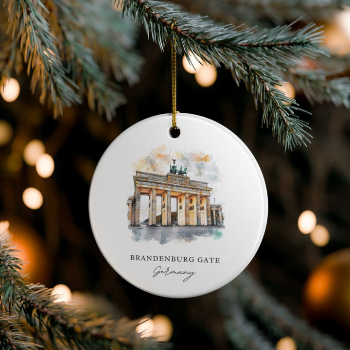 Brandenburg Gate Germany Ornament: Unique Brandenburg Gate Souvenir, Brandenburg Gate Germany Xmas Decor, and Authentic Brandenburg Gate Gift