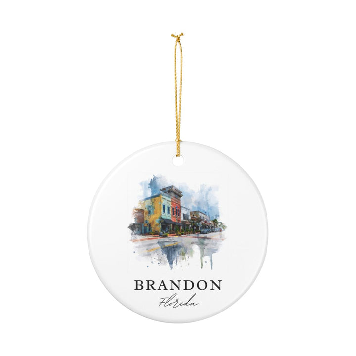 Brandon Florida Ornament: Unique Brandon Souvenir, Brandon Florida Xmas Decor, and Authentic Brandon Gift