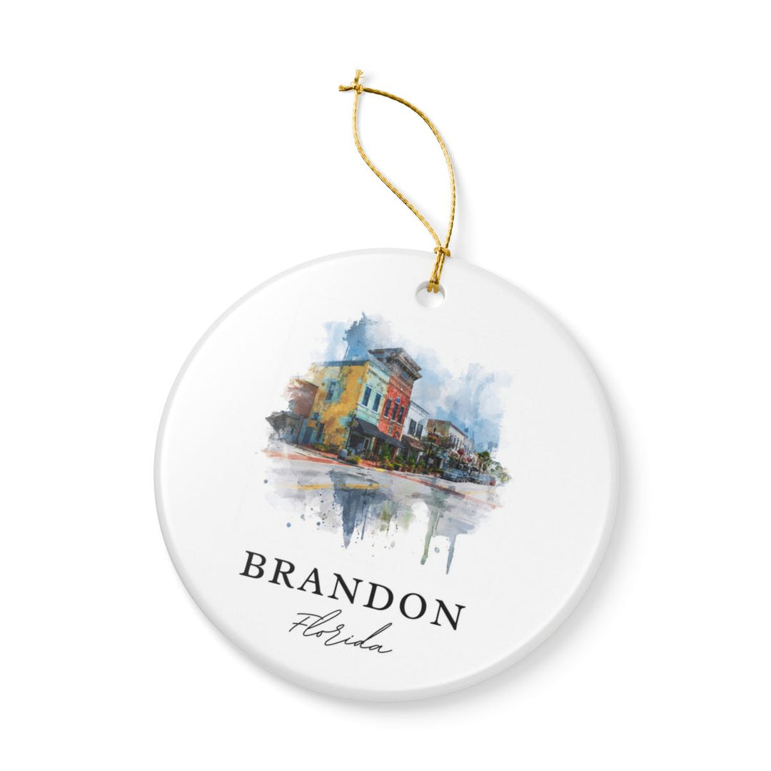 Brandon Florida Ornament: Unique Brandon Souvenir, Brandon Florida Xmas Decor, and Authentic Brandon Gift