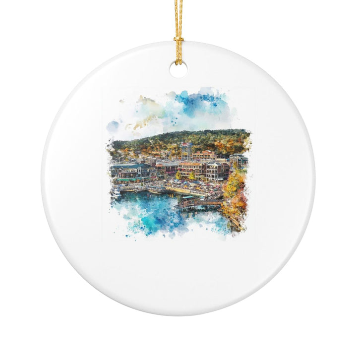 Branson Missouri Ornament: Unique Branson Missouri Souvenir, Branson Missouri Xmas Decor, and Authentic Branson Missouri Gift