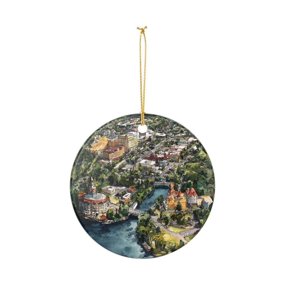 Branson Missouri Ornament: Unique Branson Missouri Souvenir, Branson Missouri Xmas Decor, and Authentic Branson Missouri Gift