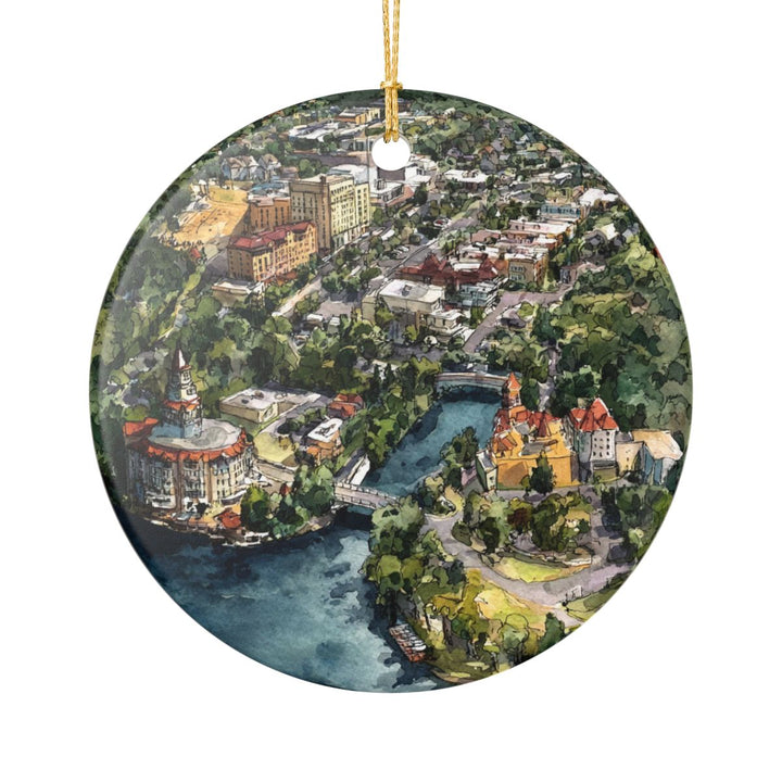 Branson Missouri Ornament: Unique Branson Missouri Souvenir, Branson Missouri Xmas Decor, and Authentic Branson Missouri Gift