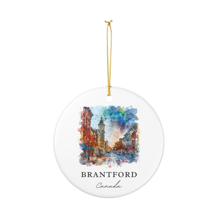Brantford Canada Ornament: Unique Brantford Souvenir, Brantford Canada Xmas Decor, and Authentic Brantford Gift