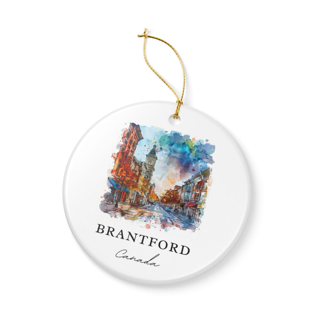 Brantford Canada Ornament: Unique Brantford Souvenir, Brantford Canada Xmas Decor, and Authentic Brantford Gift