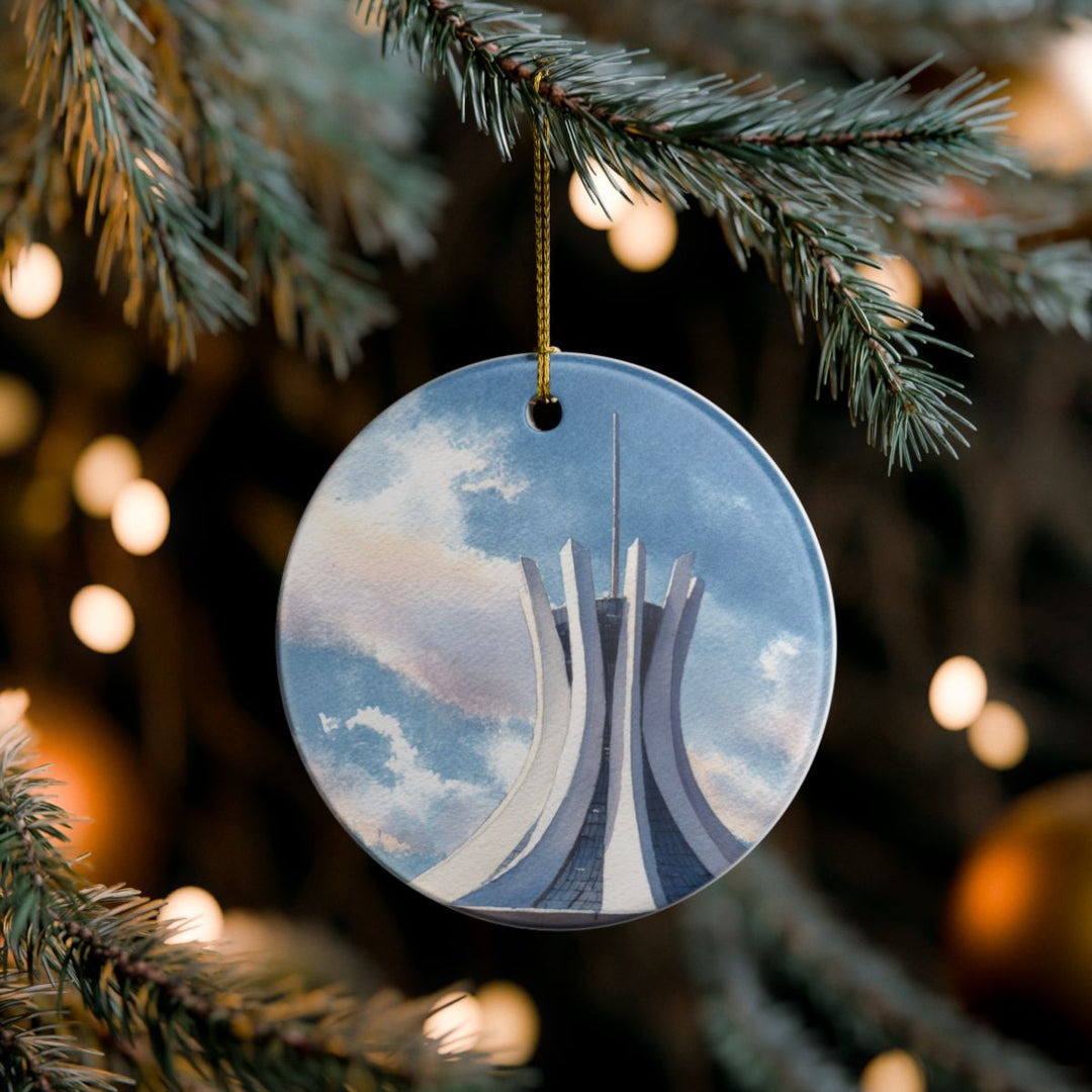 Brasilia Brazil Ornament: Unique Brasilia Brazil Souvenir, Brasilia Brazil Xmas Decor, and Authentic Brasilia Brazil Gift