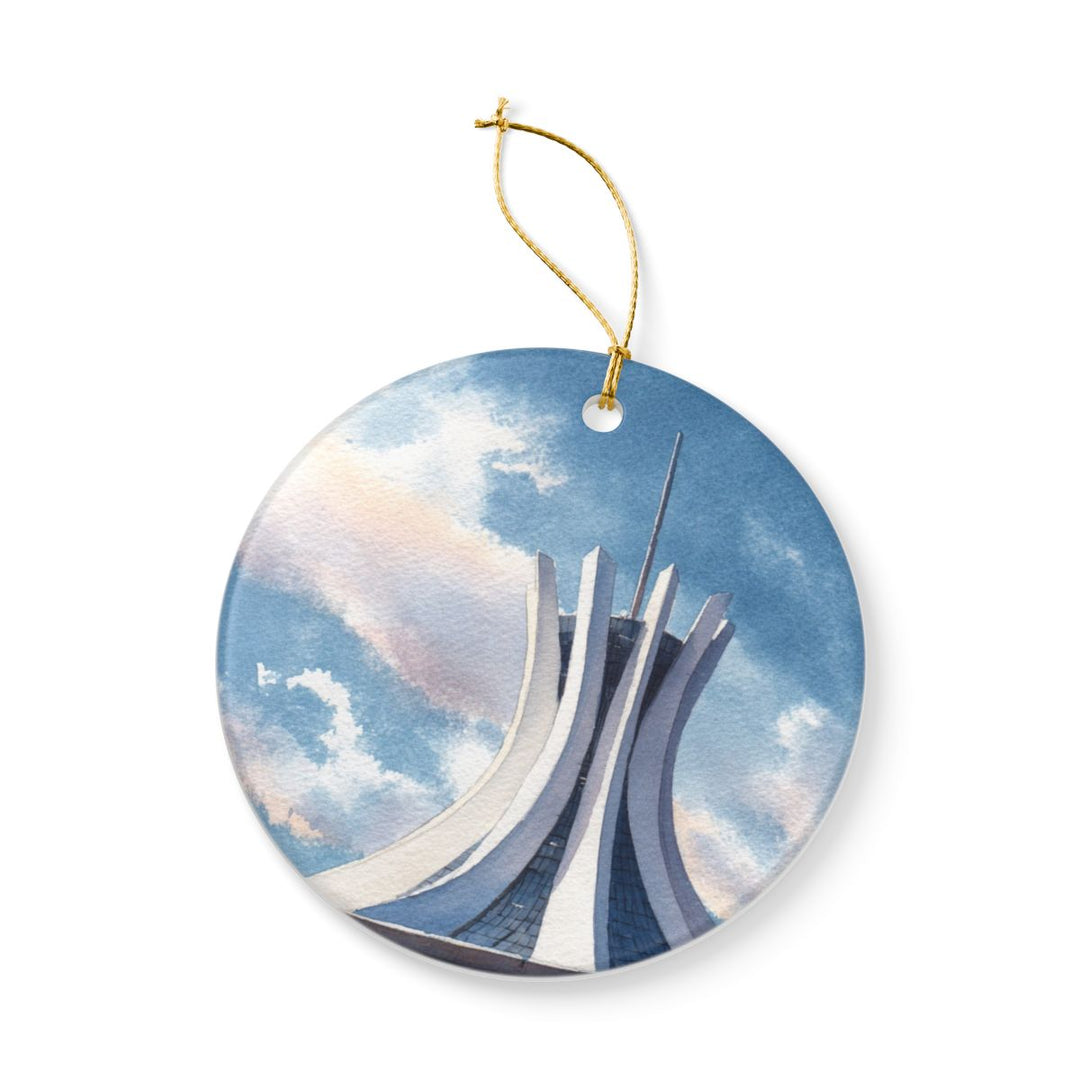 Brasilia Brazil Ornament: Unique Brasilia Brazil Souvenir, Brasilia Brazil Xmas Decor, and Authentic Brasilia Brazil Gift