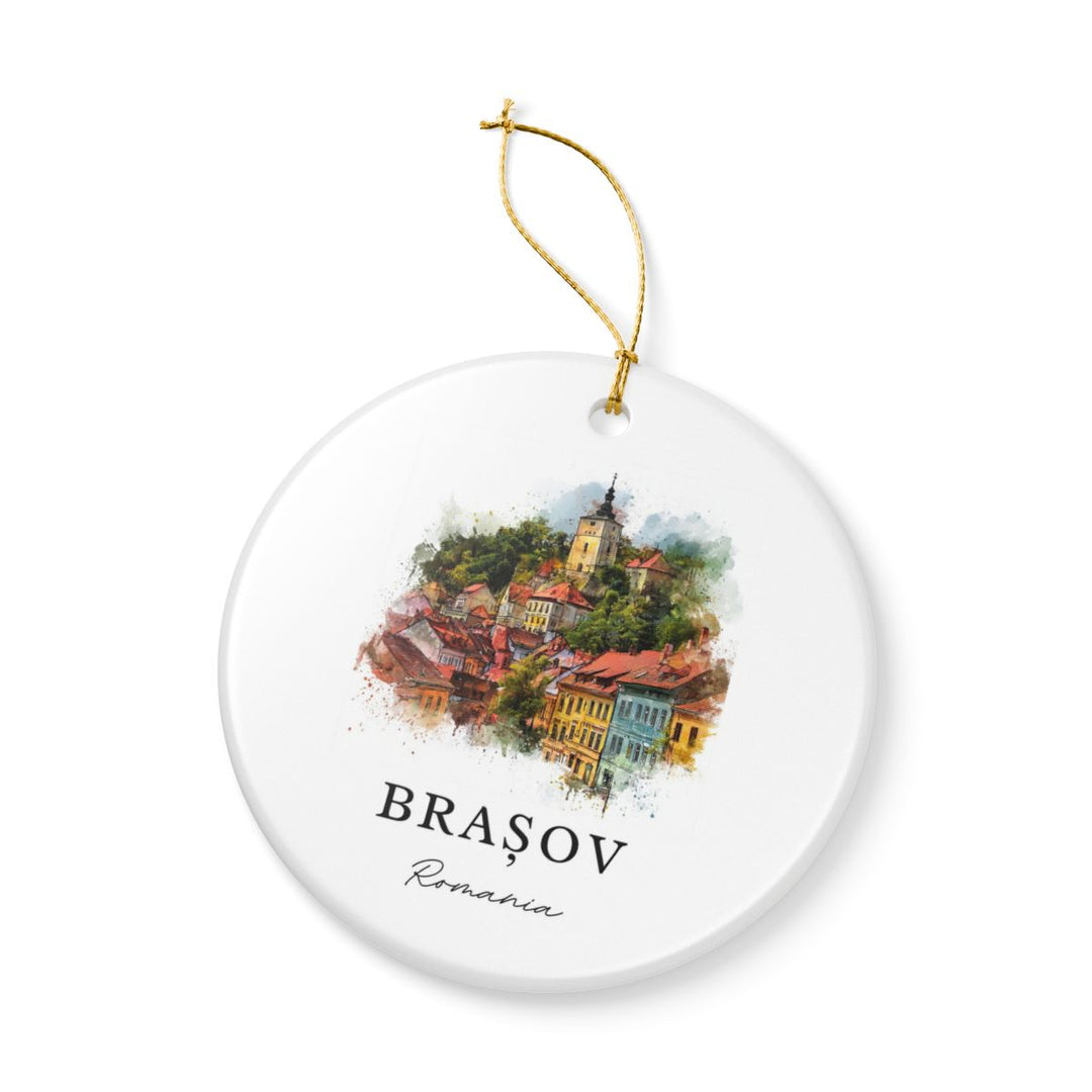 Brasov Romania Ornament | Christmas Travel Souvenir Gift