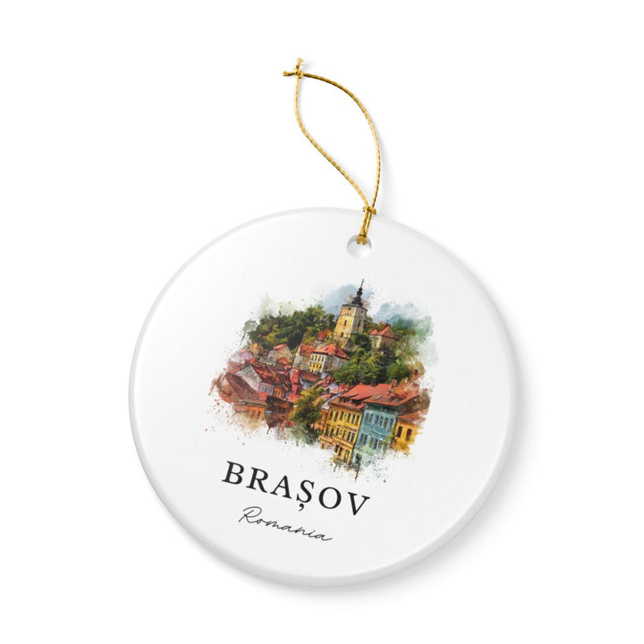 Brasov Romania Ornament | Christmas Travel Souvenir Gift