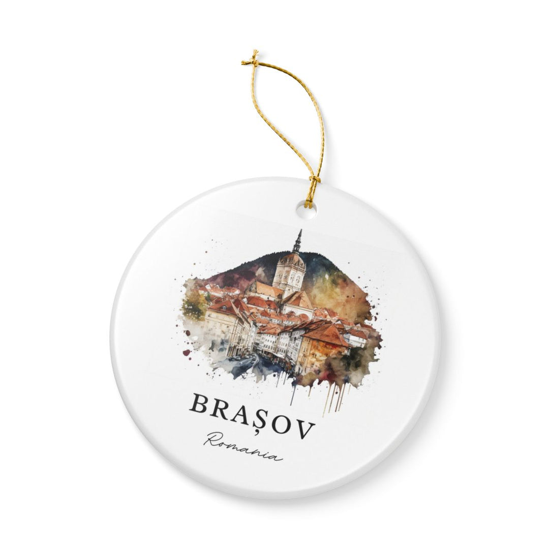 Brasov Romania Ornament | Christmas Travel Souvenir Gift