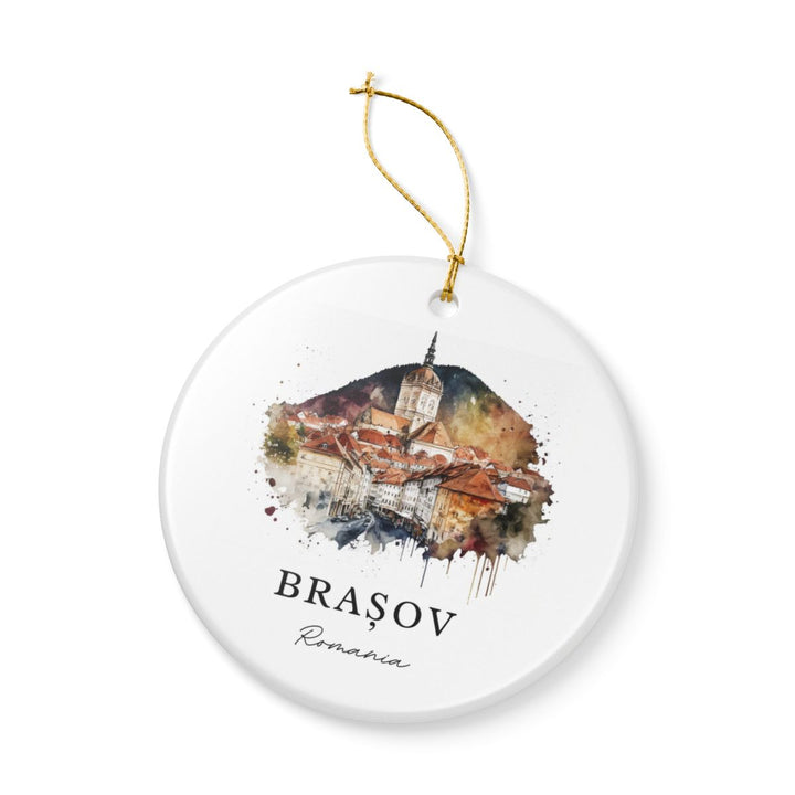 Brasov Romania Ornament | Christmas Travel Souvenir Gift