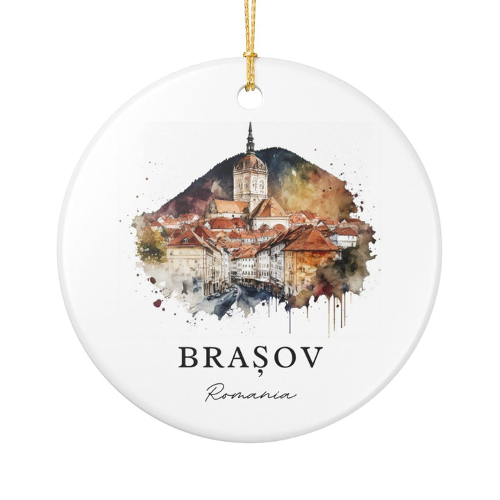 Brasov Romania Ornament | Christmas Travel Souvenir Gift