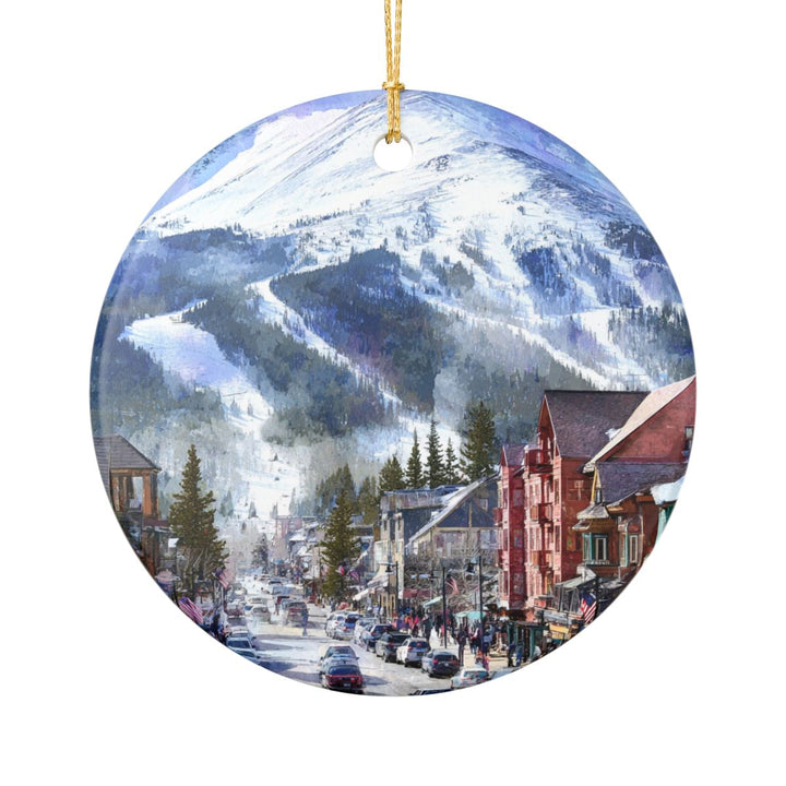 Breckenridge Ornament: Unique Breckenridge Souvenir, Breckenridge Xmas Decor, and Authentic Breckenridge Gift