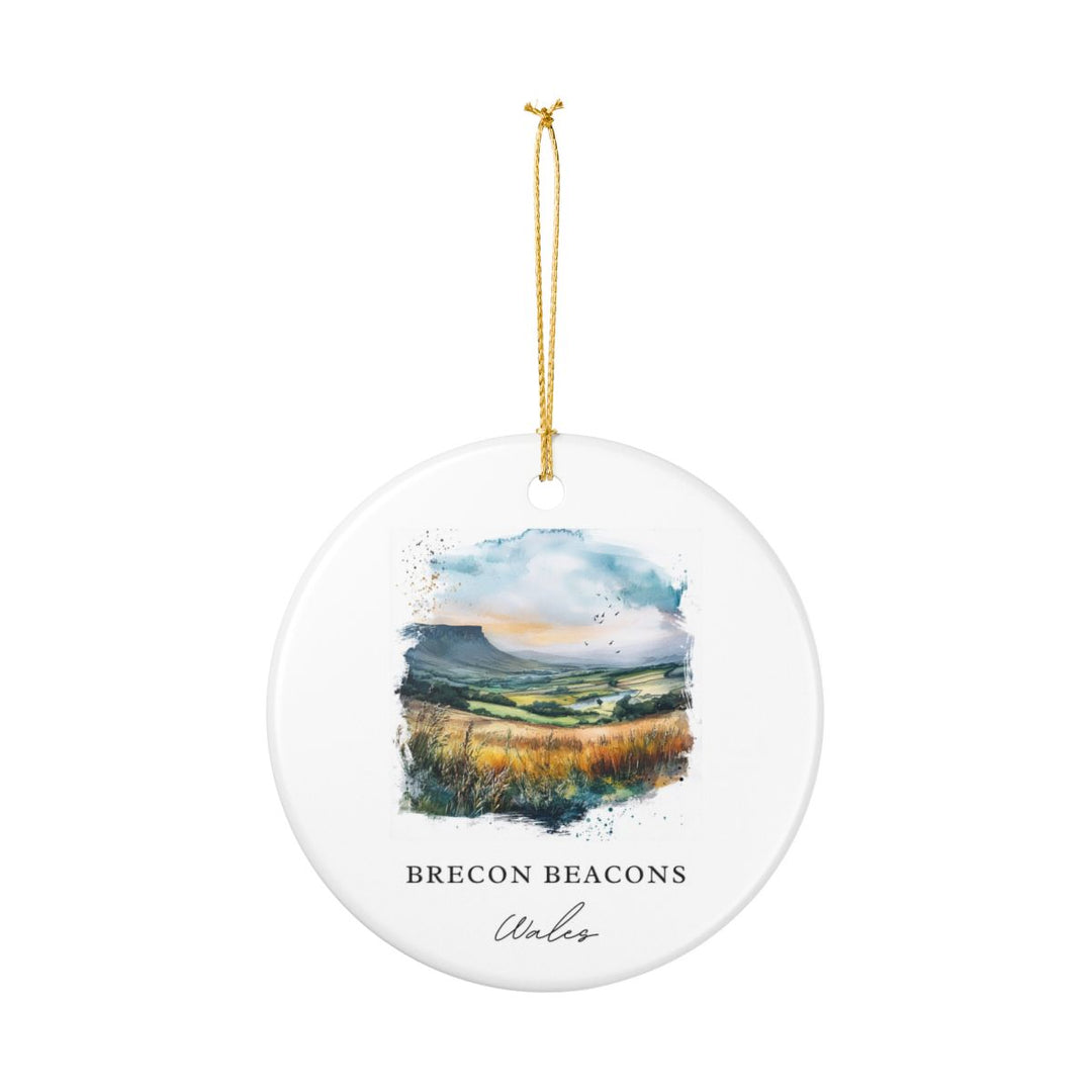 Brecon Beacons Wales Ornament: Unique Brecon Beacons Souvenir, Brecon Beacons Wales Xmas Decor, and Authentic Brecon Beacons Gift