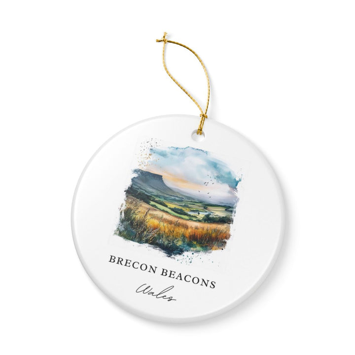 Brecon Beacons Wales Ornament: Unique Brecon Beacons Souvenir, Brecon Beacons Wales Xmas Decor, and Authentic Brecon Beacons Gift