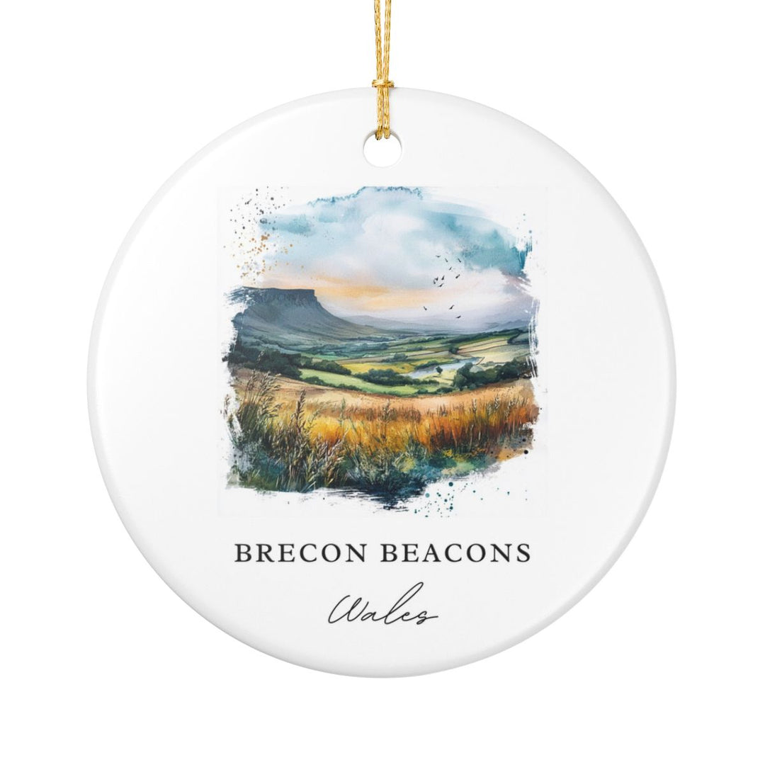 Brecon Beacons Wales Ornament: Unique Brecon Beacons Souvenir, Brecon Beacons Wales Xmas Decor, and Authentic Brecon Beacons Gift