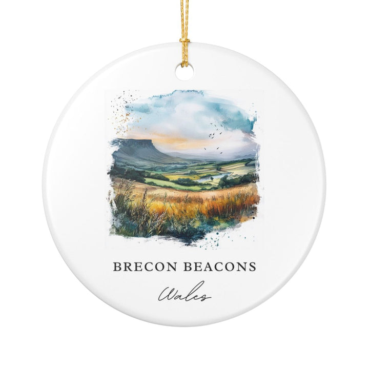Brecon Beacons Wales Ornament: Unique Brecon Beacons Souvenir, Brecon Beacons Wales Xmas Decor, and Authentic Brecon Beacons Gift