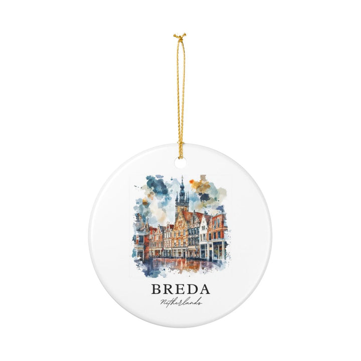 Breda Netherlands Ornament: Unique Breda Netherlands Souvenir, Breda Netherlands Xmas Decor, and Authentic Breda Netherlands Gift
